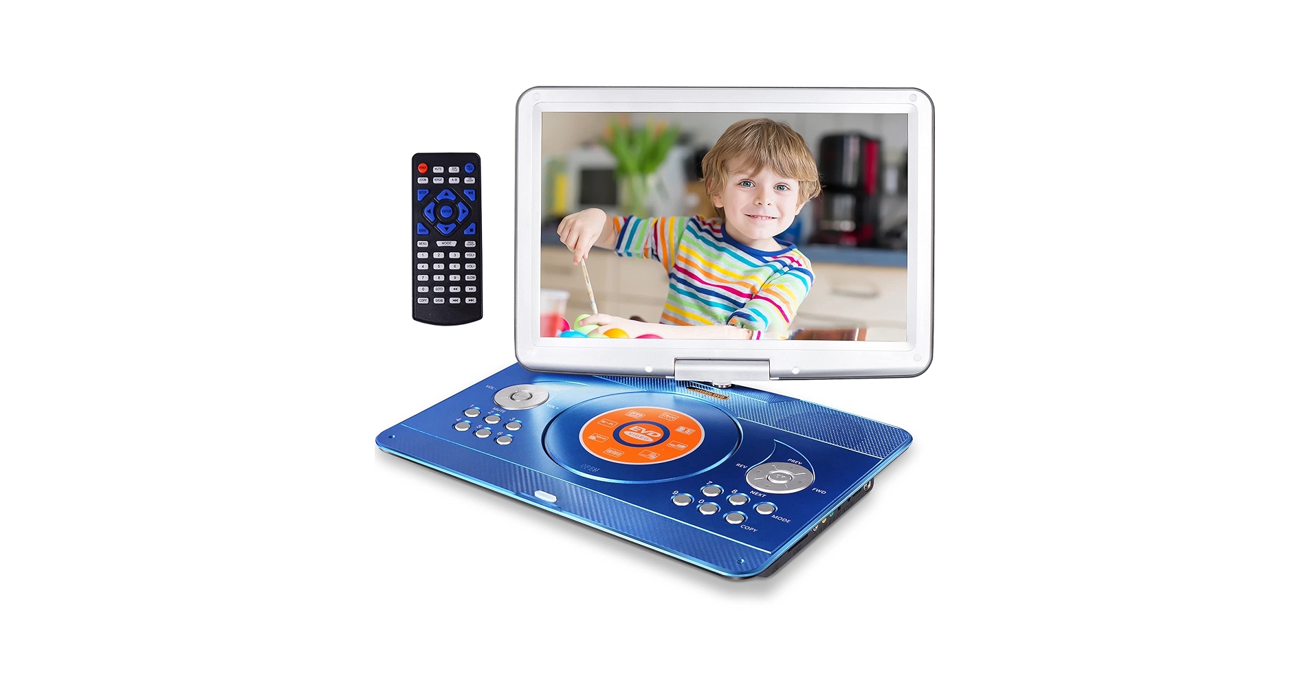 ポータブル 16.9型 dvdプレーヤー 14.1インチ超大画面【リモコン付】 Amazon | Jekero ポータブルDVDプレーヤー 16.9型 液晶14.1